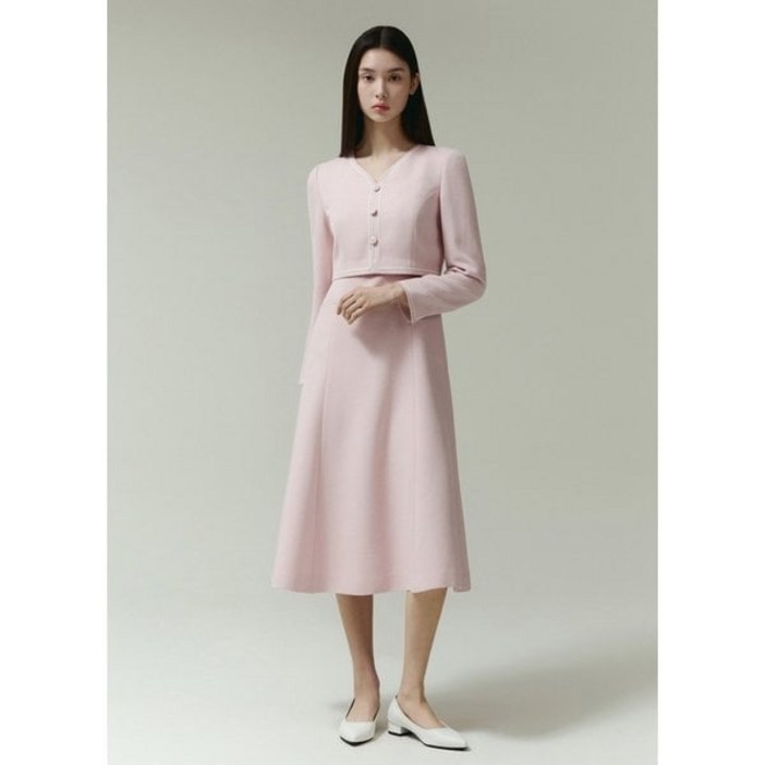 잇미샤 디테처블 카라 트위드 원피스 ITP2WOP76A