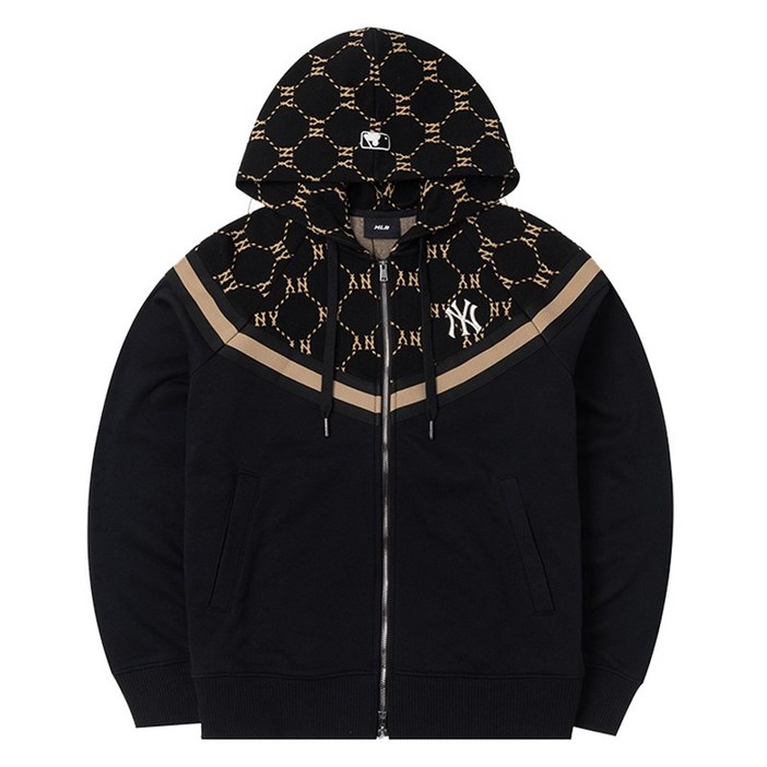 MLB 남녀공용 스포츠 윈드프루프 후드 집업 3ATRM014450BKS