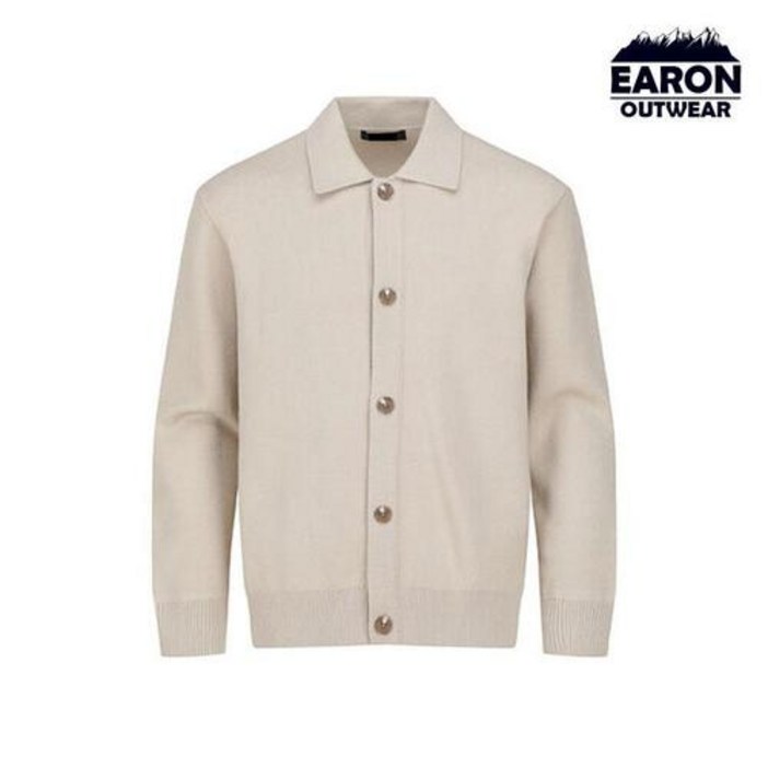 EARON 소프트터치 밀라노 립 스웨터 가디건