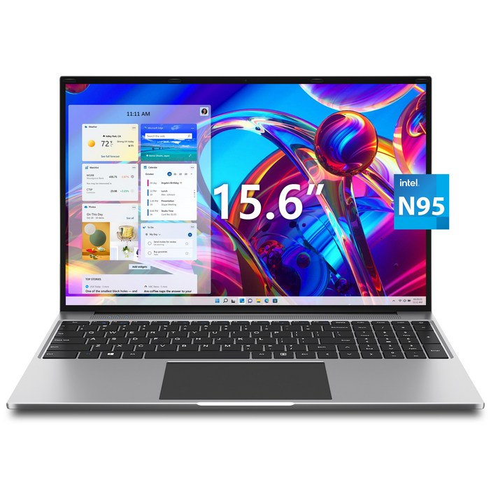 JUMPER 2025 노트북 15.6인치 화면 office 365 셀러론 N95 512GB SSD128GB eMMc 16GB RAM사무용 WIN11 home, 그레이, S7max N95 15.6, 640GB, 16GB, WIN11 Home