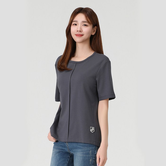 [PAT 여성] 실켓 라운드 티셔츠_MI45301