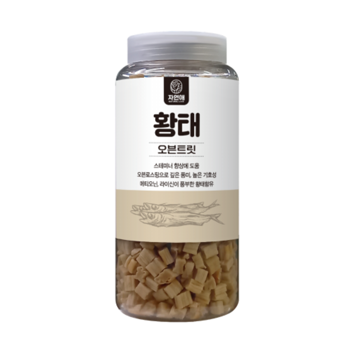 자연애 강아지 간식 오븐에 구운 황태 380g, 단품, 380g, 1개