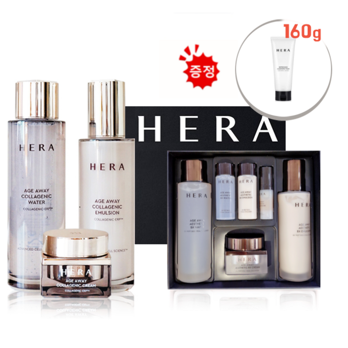 에이지어웨이 콜라제닉 3종세트 리프레싱 클렌징 폼160g 증정