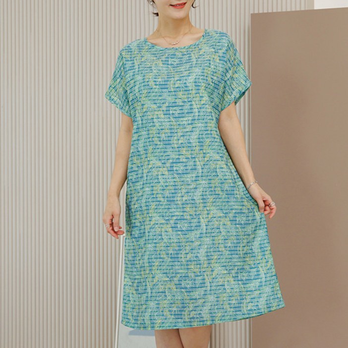 데드라 (100size)위아풍기포써커인견원피스 OPD3033
