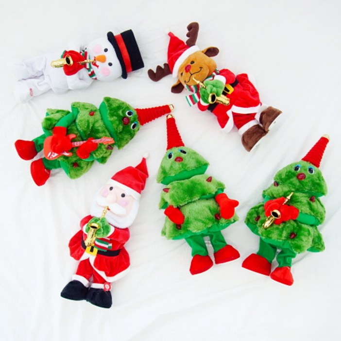 11 크리스마스 춤추는 트리인형 움직이는 댄싱트리 인형 9종 볼륨조절