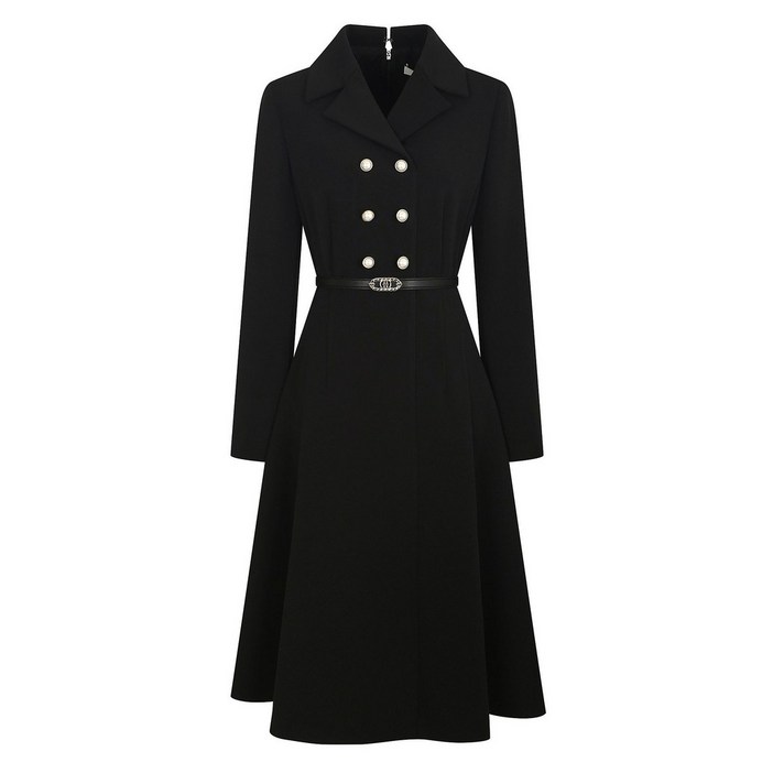 JJ지고트 JJ JIGOTT 펄 더블 버튼 원피스 GNBA0OP391 472920