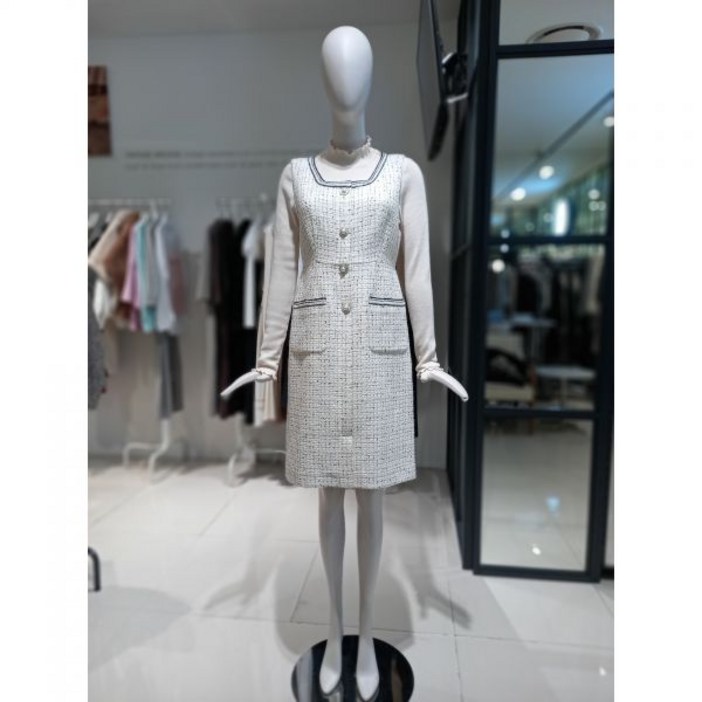 백화점 듀엘 뷔스티에 트위드 원피스 D224MSE062 아울렛