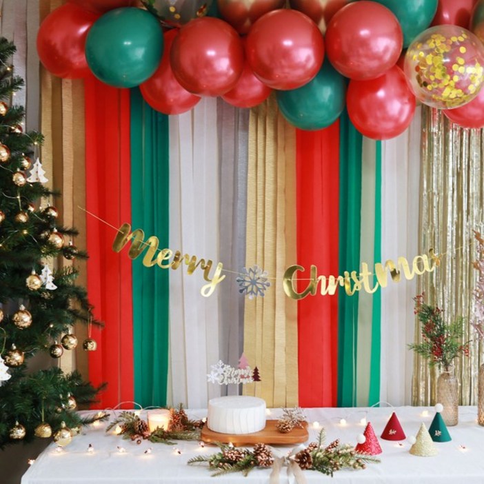 파티조엘 크리스마스 스트리머5컬러크리스마스에 어울리는 스트리머,크리스마스파티