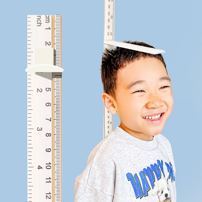 모두스마일 키재기 아기 어린이키 키재기자, 화이트180cm, 1개