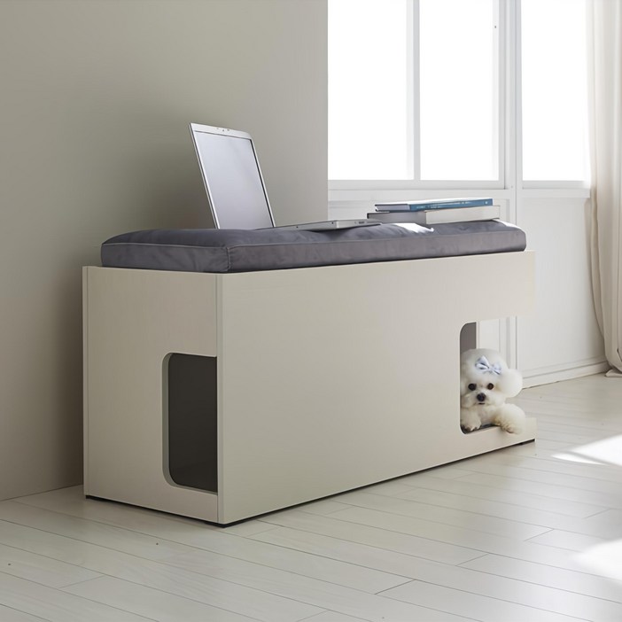 메루야 반려동물 큐브 베드벤치 펫하우스, 단품, 1개