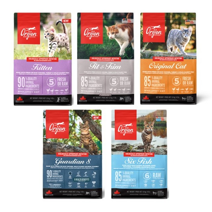 오리젠 고양이 사료 1.8kg(키튼/6피쉬캣/피트앤트림캣/오리지날캣/가디언8)