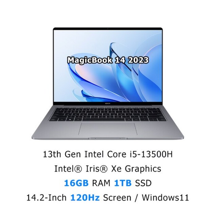 핫딜 신상 싼노트북 저렴 xgmobile HUAWEI Honor MagicBook 노트북 컴퓨터 i513500H RTX3050 16G 32GB 512G 1TB SSD 120Hz L