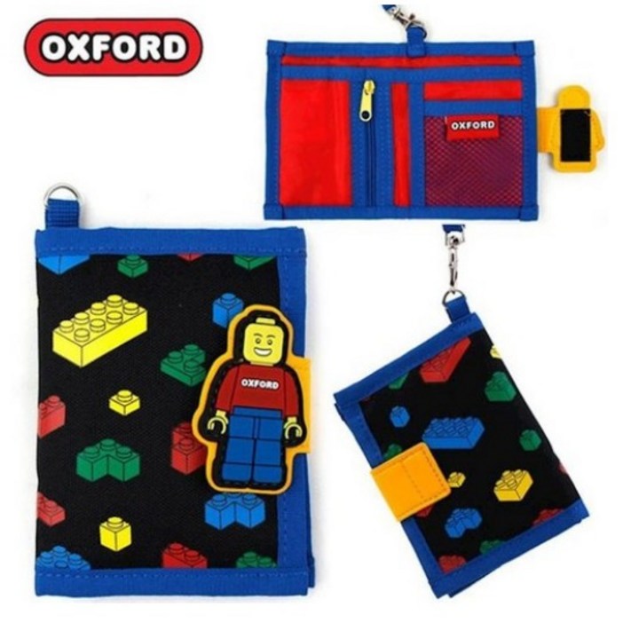 옥스포드 블록패턴 지갑초등지갑 남아 여아 지갑