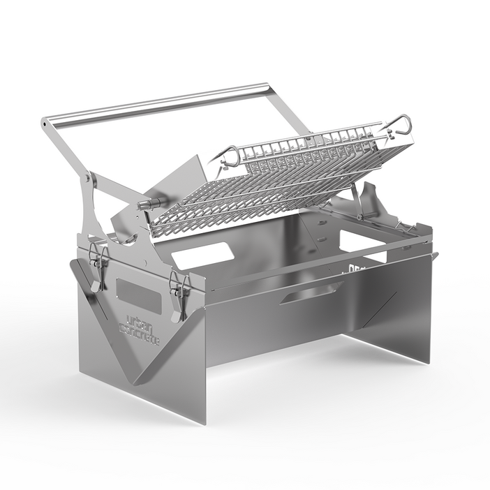 어반콘크리트 캠핑 원터치 그릴 바비큐, 회전 그릴 2종 세트, 1개