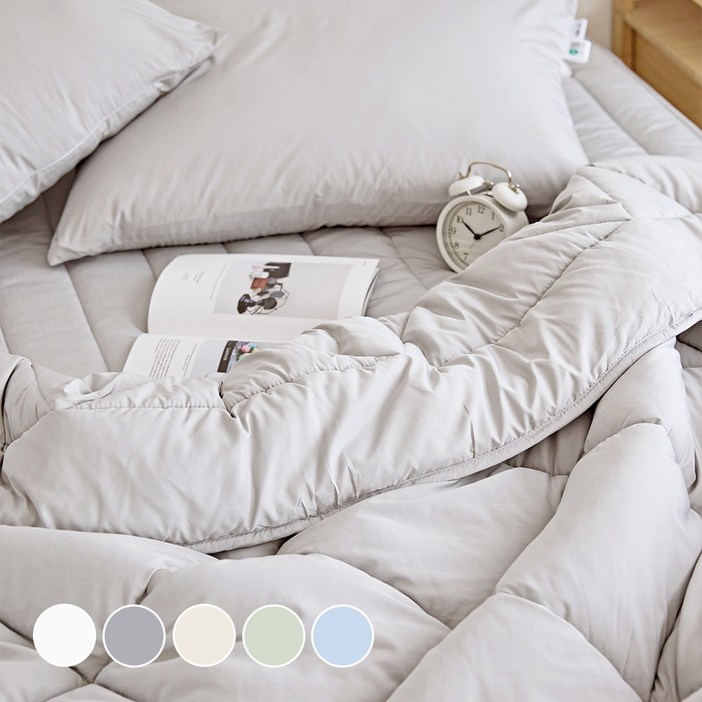 디오프 간절기 가벼운 항균 알러지케어 먼지없는 차렵이불 세트