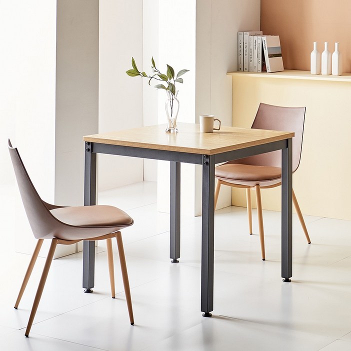 소소르 700×750 사각 2인용 식탁 테이블 조립식 철제 카페 책상테이블 4colors, 2인용, 블랙빈티지 소소르 700×750 사각 2인용 식탁 테이블 조립식 철제 카페 책상테이블 4colors, 2인용, 블랙빈티지