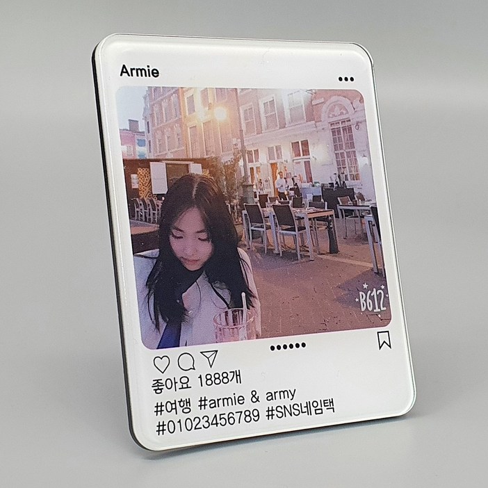 [주문제작] 아크릴 포토액자 / 차량용 / 탁상용, 1개