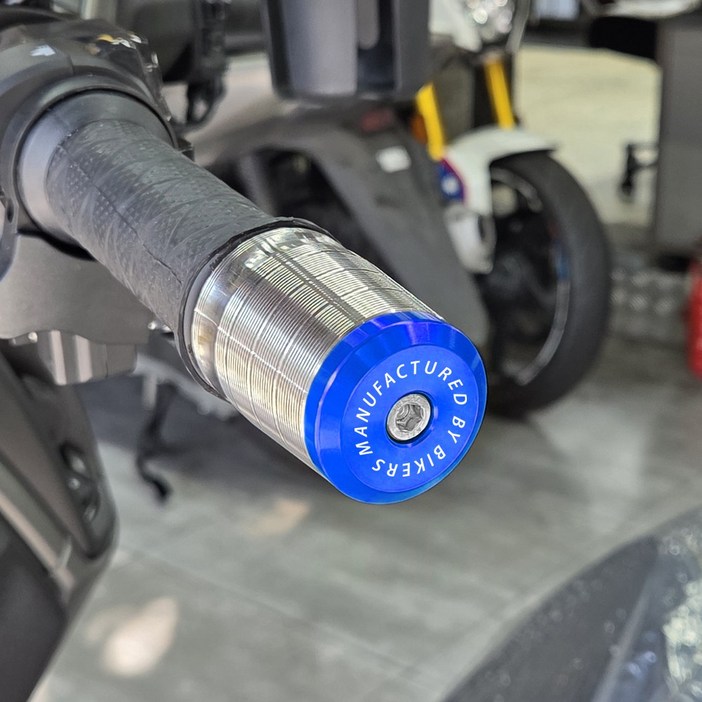 바이커스 고중량 900g 오토바이 핸들발란스 바앤드캡 PCX 엔맥스 XMAX 포르자 슈퍼커브 ADV125 350, 1세트