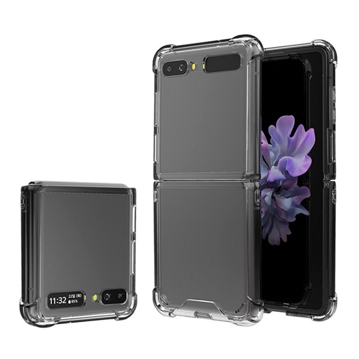 이케미 Z제트플립12 공용 쿠션 젤 하드케이스