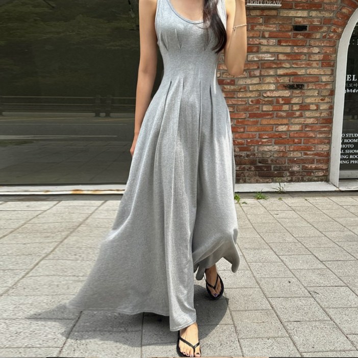 떳다그녀 비뉴즈 다트 나시 롱 원피스