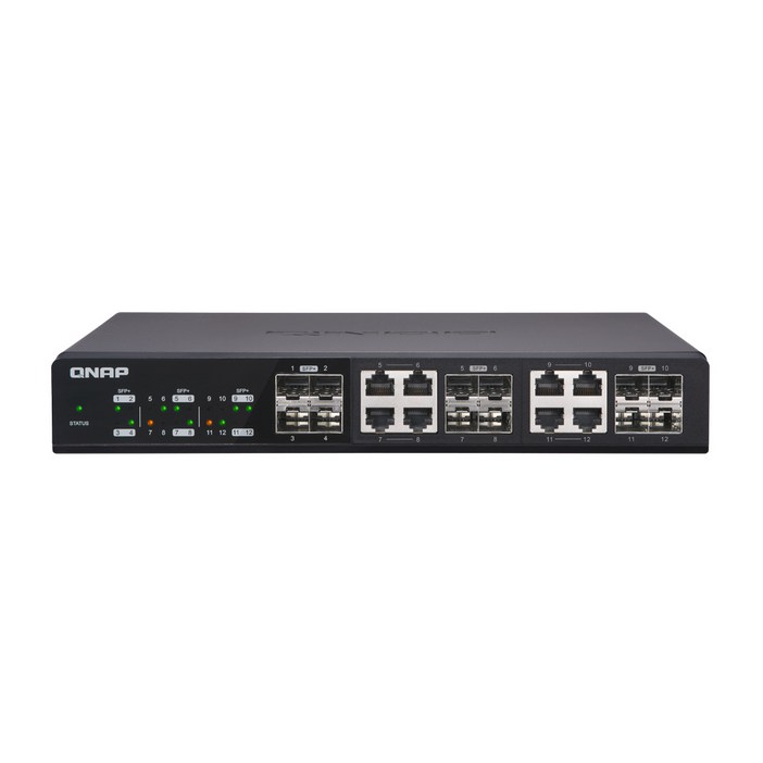 10G 기가비트 12포트 4SFP 스위칭허브 인터넷 사무실 랜선분배기 스위치 네트워크장비 PC 랜카드 연결, 단일상품