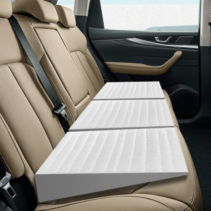 라이프헬퍼 자동차 뒷좌석 평탄화 매트리스 뒷자리 삼각패드 쿠션 방석 차박 침대