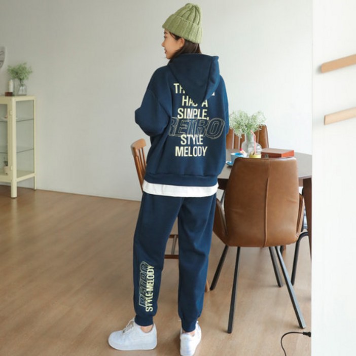 SET레트로 후드 트레이닝세트
