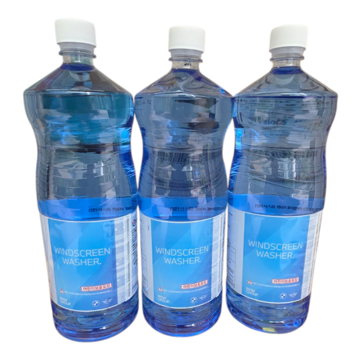 bmw 미니 순정 에탄올 워셔액 windshield washer antifreez, 3개, 1.8L