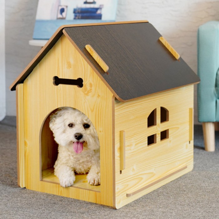 빈샵 강아지집 애견집 고양이집 강아지하우스 대형견집 중형견집 고양이하우스 원목하우스 원목집 애견하우스 강아지방석 애견방석 고양이방석 대형견하우스 중형견하우스, 1개