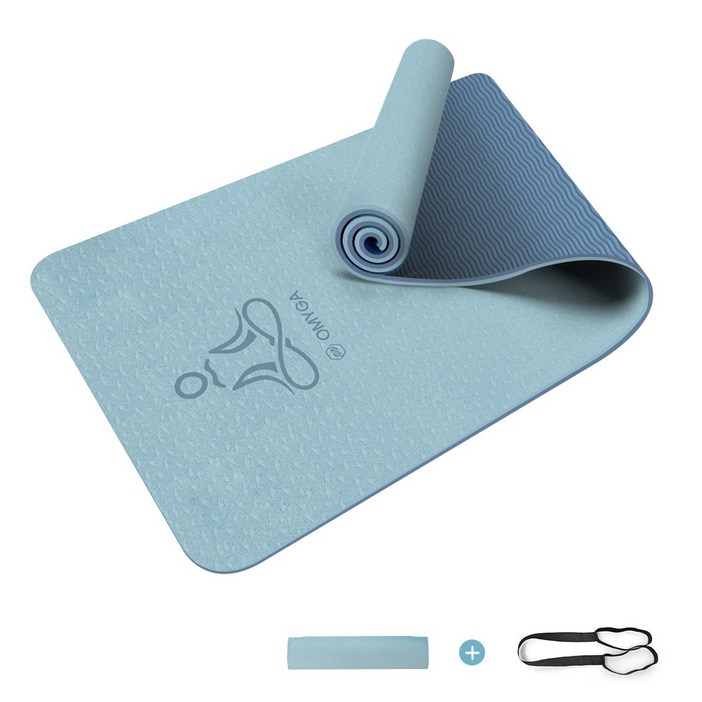 오마이가 TPE 요가매트 두꺼운 홈트매트 필라테스매트