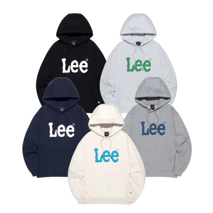 [국내매장품] LEE 빅 트위치 로고 후드 티셔츠 5Color