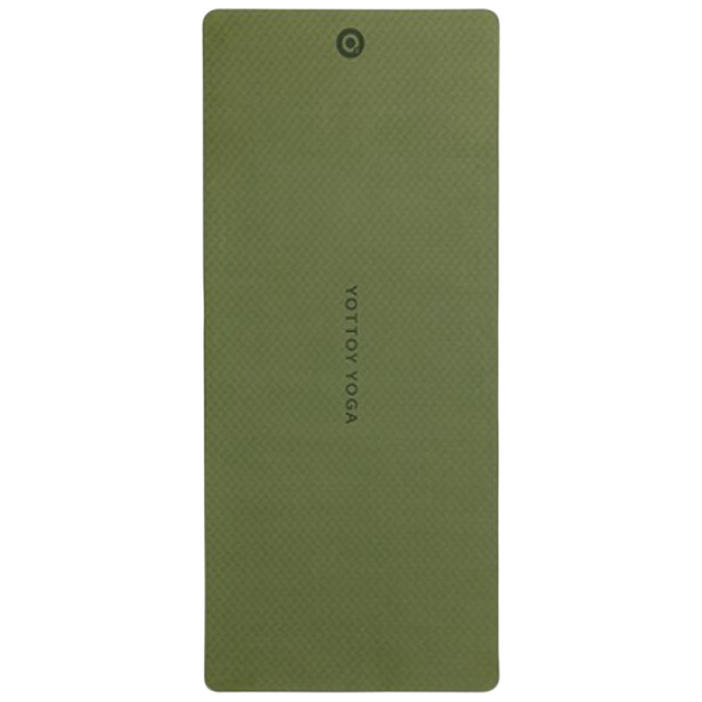 YOTTOY KOREA 요토이 이중 세균 억제 미끄럼방지 리얼 TPE 프리미엄 항균 요가매트 스탠다드, 1개, 그린