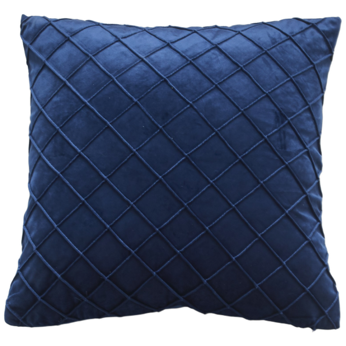 바사홈데코 쇼파쿠션 북유럽 체크 소파쿠션 솜포함14색, 애저블루
