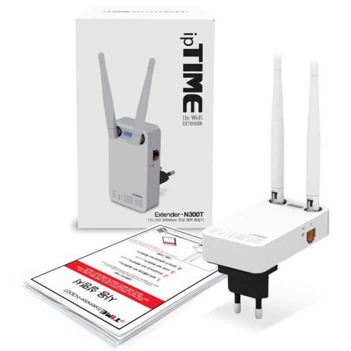 ipTIME Extender N300 무선확장기, IP TIME N300T, 1개