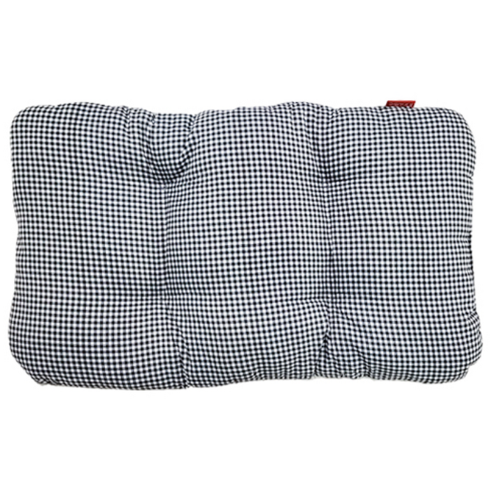 인뮤즈 펫 반려견 유모차 양면 방석, 체크 + 그레이, 1개