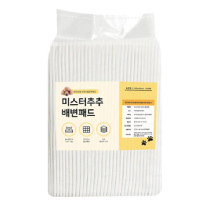 미스터추추 강아지 배변패드 18g, 100개입, 4개