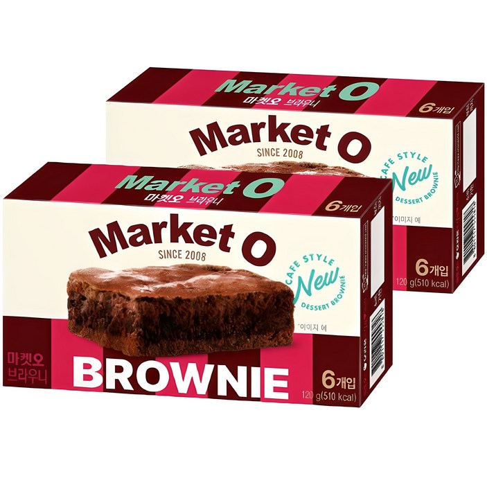 오리온 마켓오 브라우니 6p