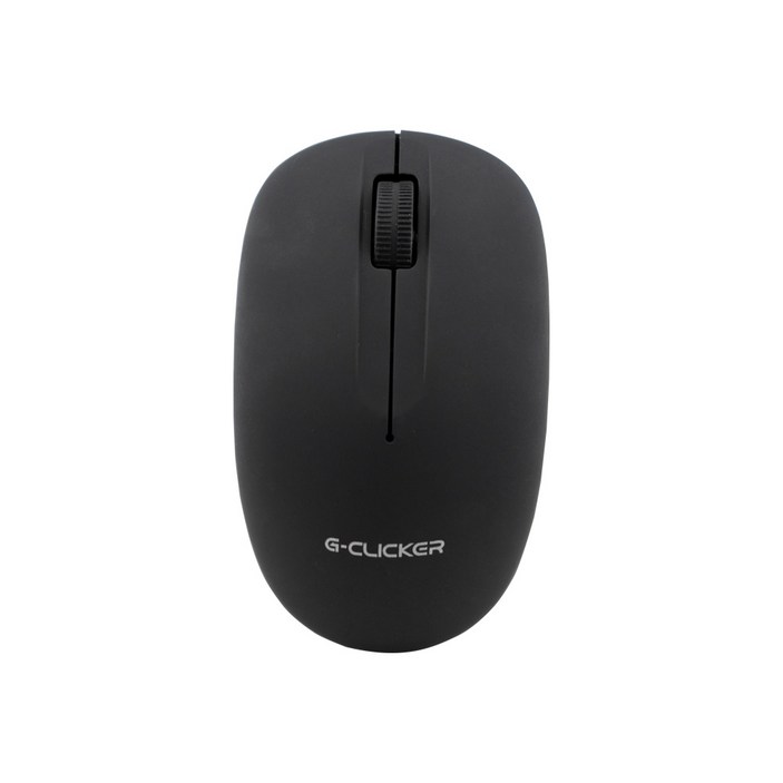 지클릭커 무소음 무선 마우스 GM-W3000, GM-W3000, 블랙