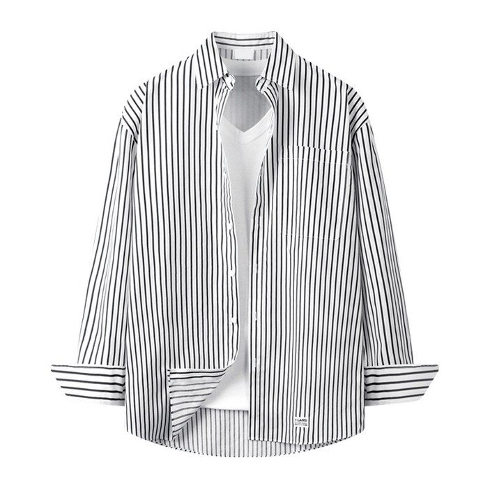 해리슨 남성용 스트라이프 585 긴팔 셔츠