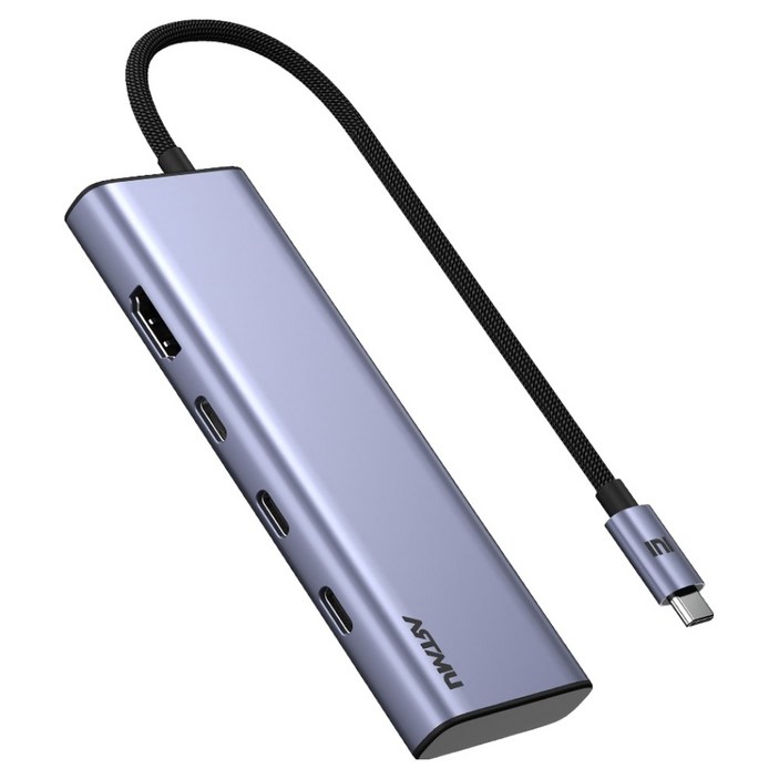 아트뮤 USB C타입 7in1 4K 60hz Gen2 10Gbps 멀티 허브 MH340
