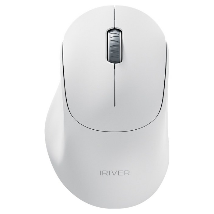 아이리버 항균처리 듀얼모드 멀티페어링 경량 인비저블 블루투스 무소음 무선 마우스 MVM1, 화이트, MVM1