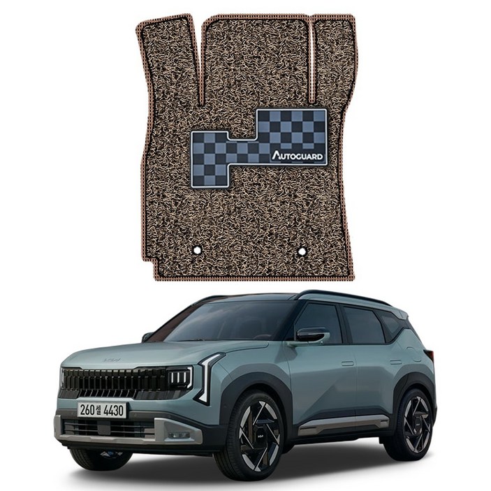 오토가드 프리미엄 실리콘 와이드 코일 운전석 매트 엣지형