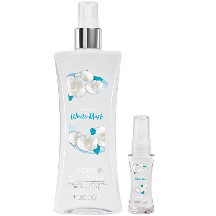 바디판타지 바디미스트 프레시 화이트 머스크 236ml 29ml