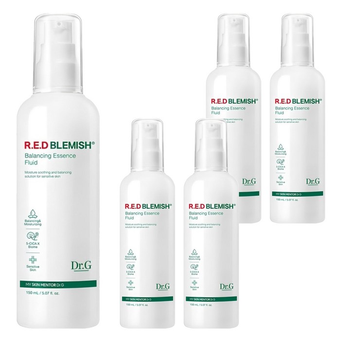 닥터지 레드 블레미쉬 밸런싱 에센스 플루이드, 150ml, 5개