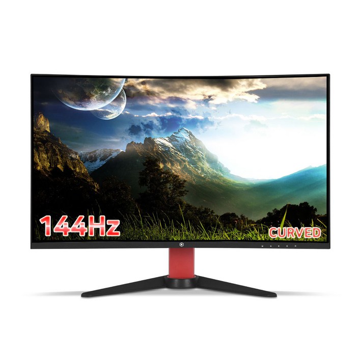 글로벌전자 27형 Full HD 144HZ 커브드 베젤리스 게이밍 모니터, G27-DP(무결점)