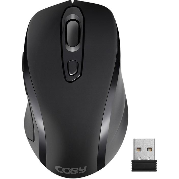 코시 디엘 무소음 6버튼 3단계 DPI 무선 마우스