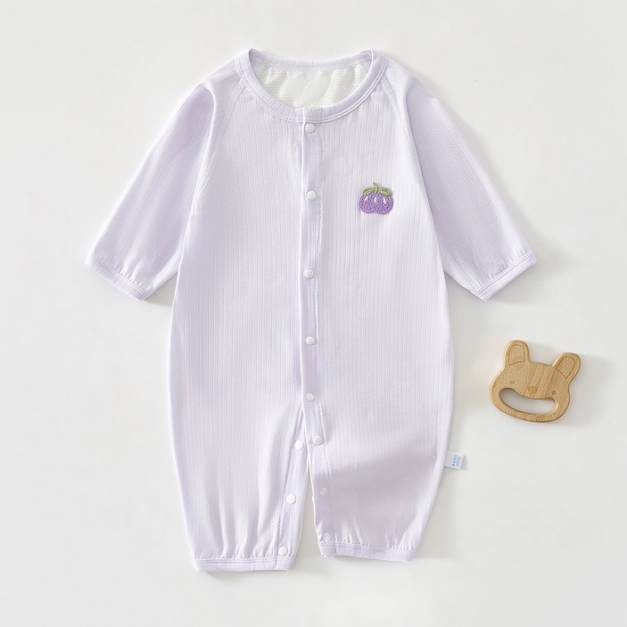 베베니즈 백메쉬 파스텔 긴팔 우주복