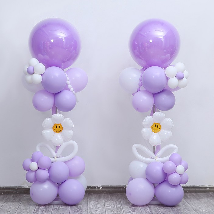 피앤비유니티 축제행사 파티용 대형 풍선 기둥 세트