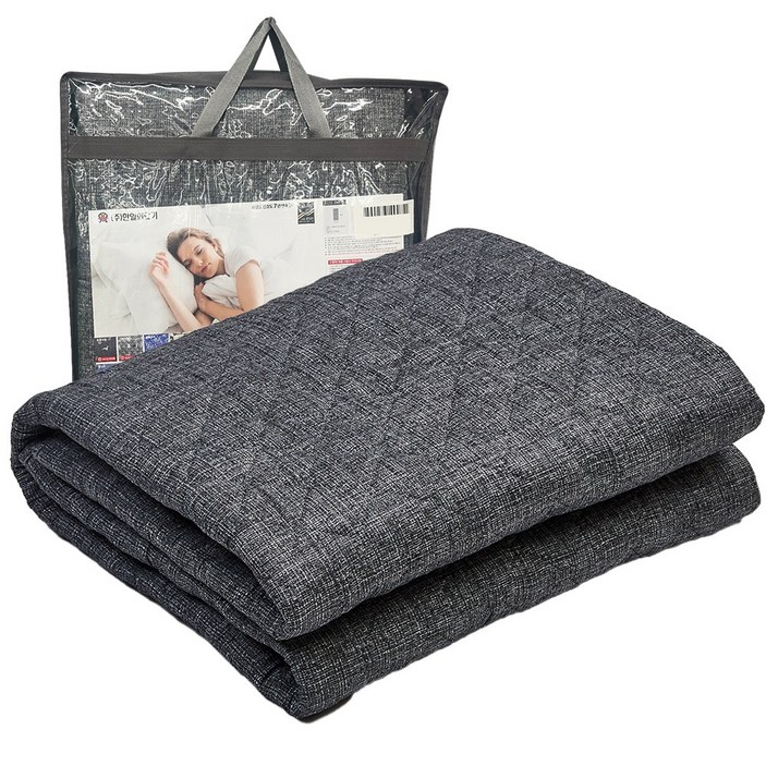 한일의료기 국산 프리미엄 원적외선 고급형 탄소전기요 허스트그레이 1인용, 싱글사이즈(M)100*180cm