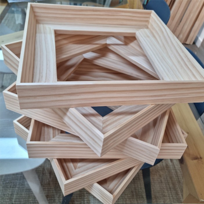 이안아트 0-60호 원목관액자 올림액자 우드프레임 / 10호